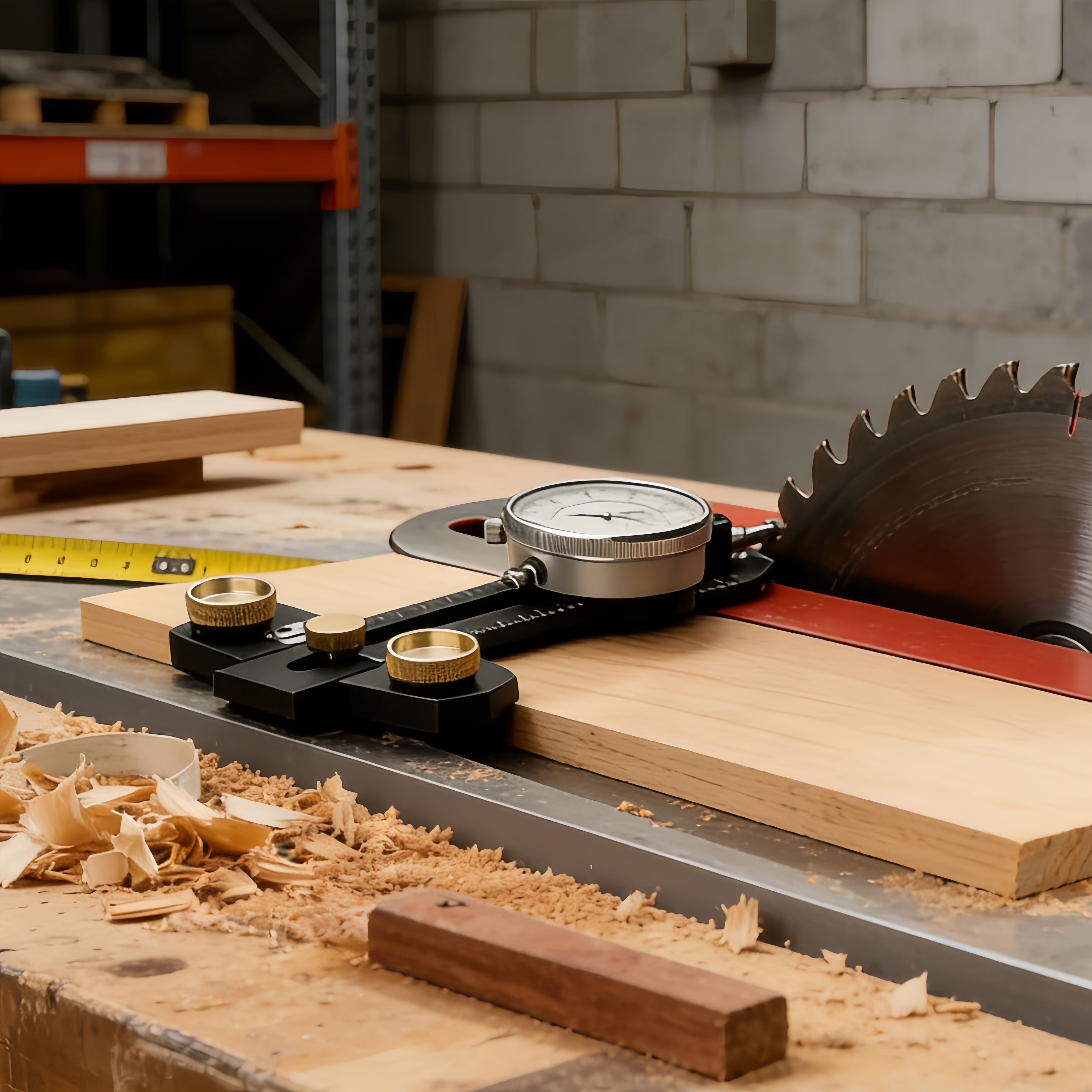 Woodworking Kickback - Accurate Table Saw Blade Aligner with