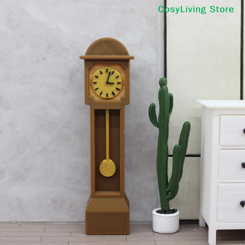 Woodworking Tv - Mini Retro Standing Clock Desktop Decoration