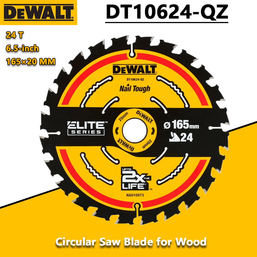 Woodworking Industries - DEWALT DT10624-QZ 1/3pcs 24T Construction Circular