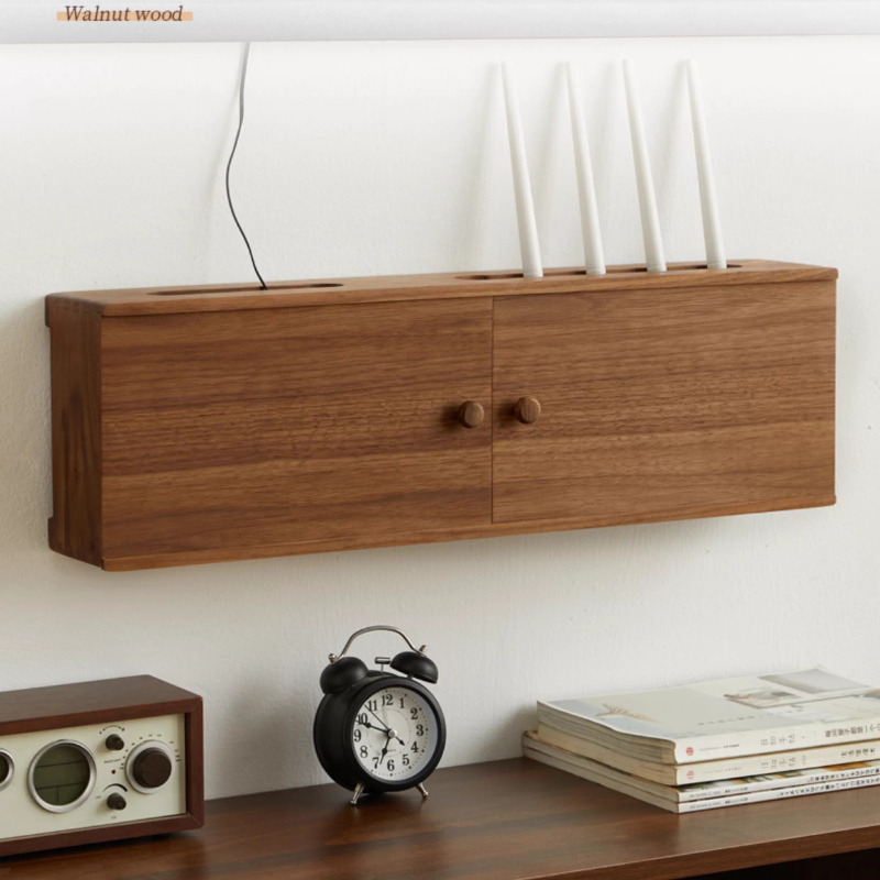 Woodworking Tv - Solid Wood Router Organizer with Wall