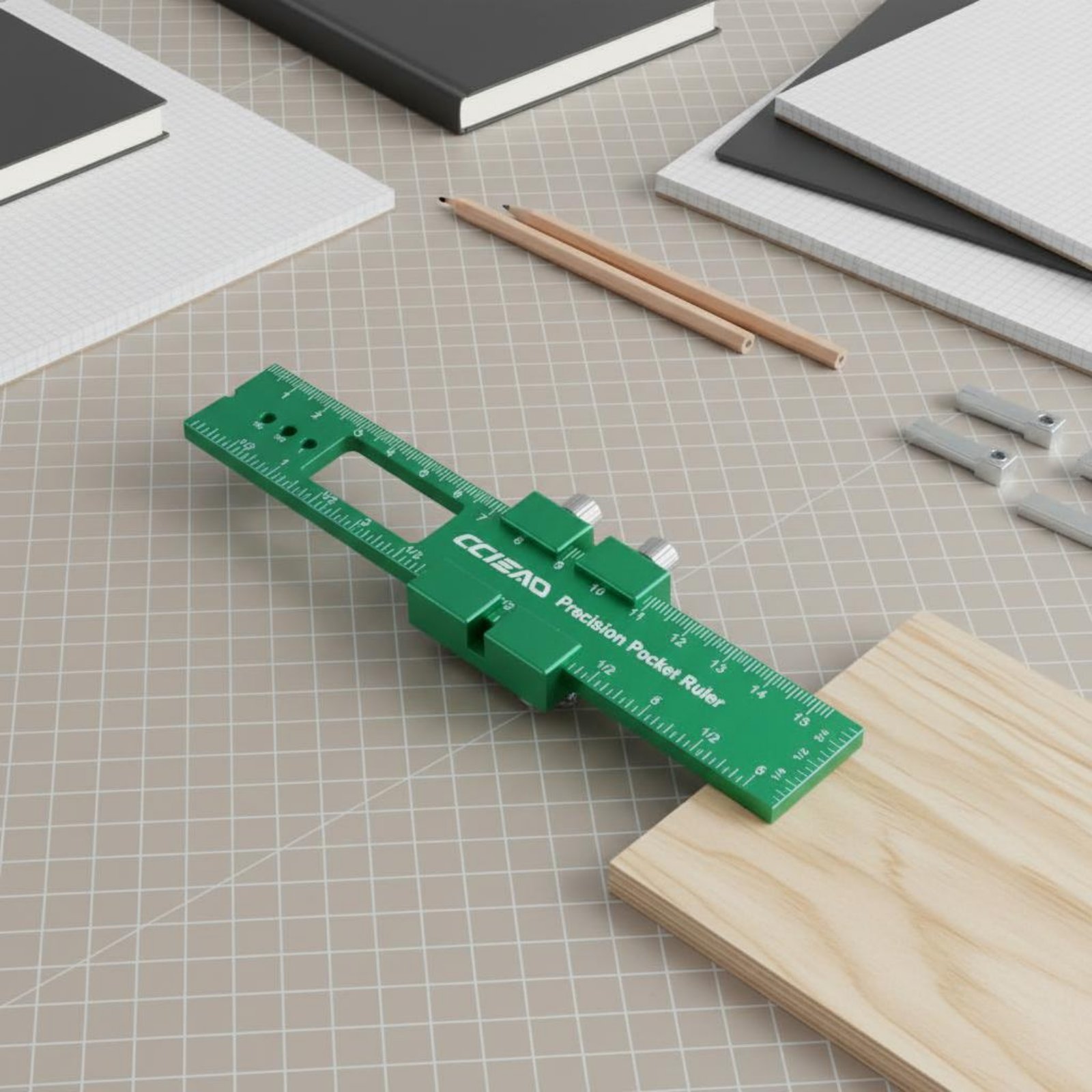 Marking Gauge Tool - Aluminum Angle Ruler Clear Scale Angle