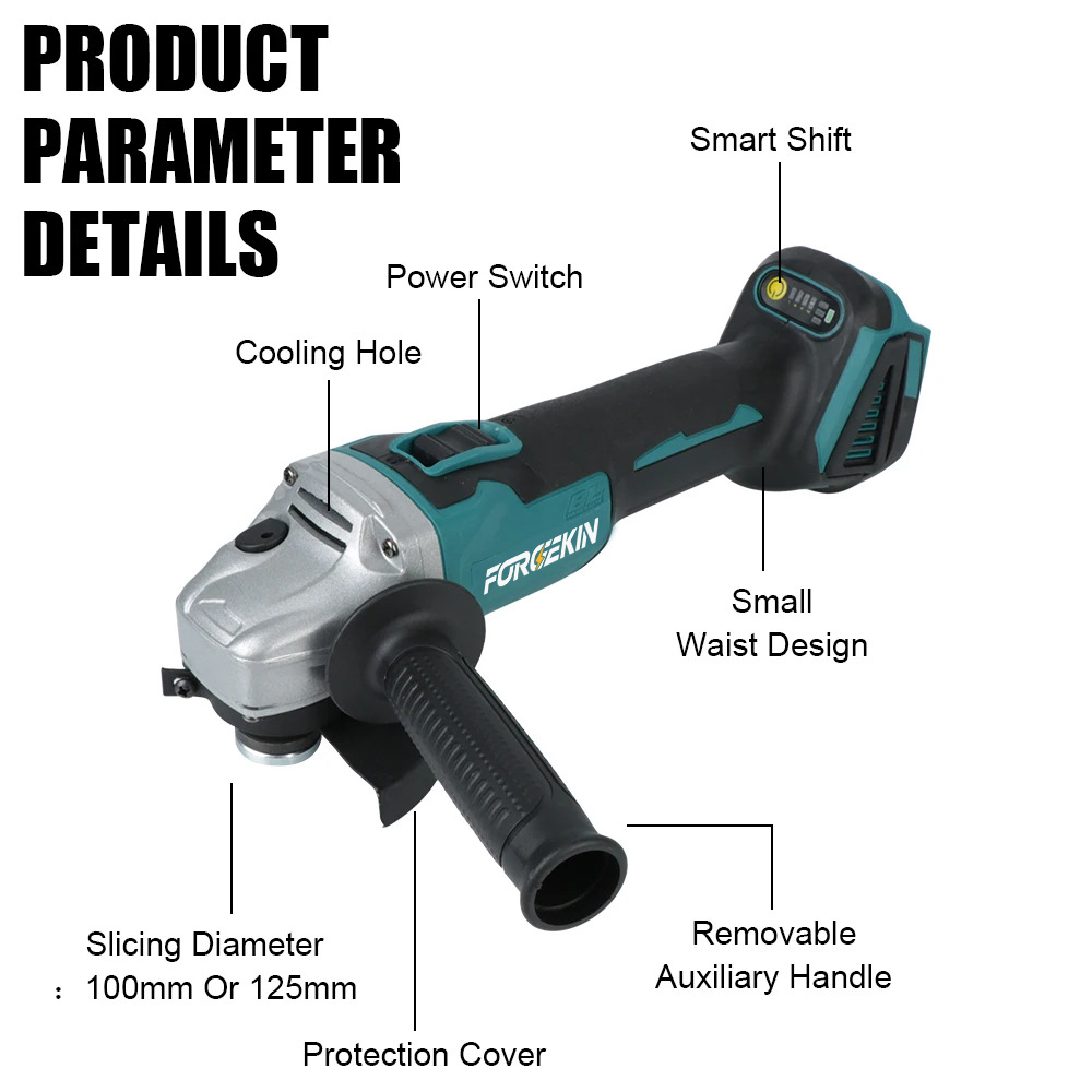 FORGEKIN 125mm100mm Brushless  - Woodworking Ai ulasan dan harga