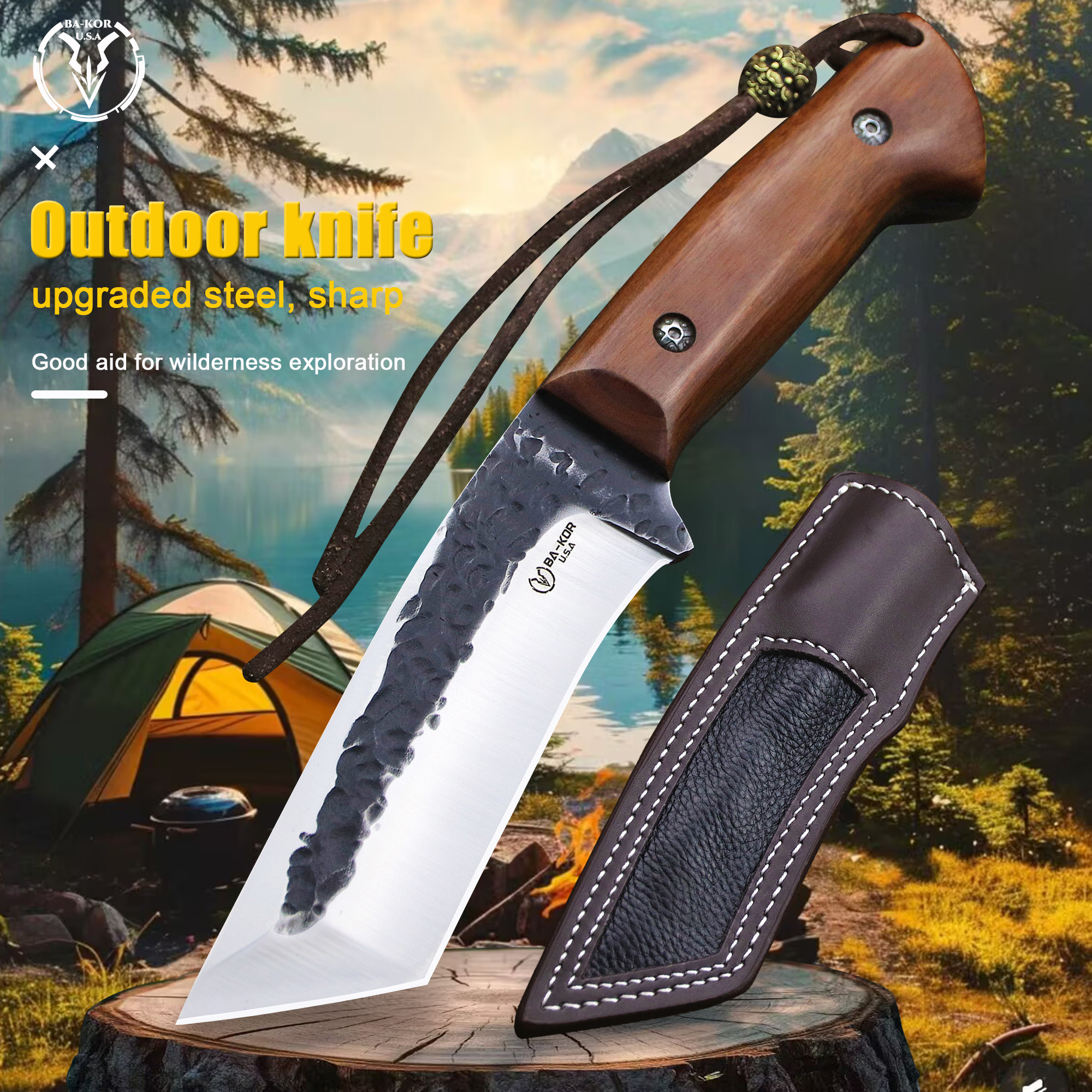 BA-KOR (USA) 9CR18MOV steel Fu - Woodworking Usa ulasan dan harga