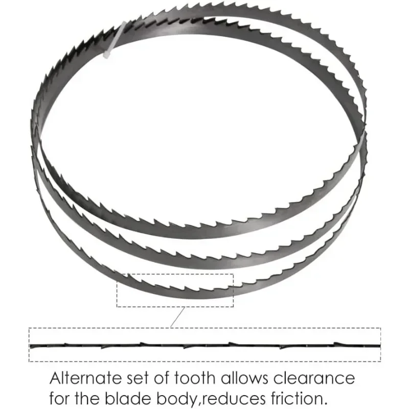 2PCS Bandsaw Blades 1712 Bands - Woodworking Bandsaw ulasan dan harga