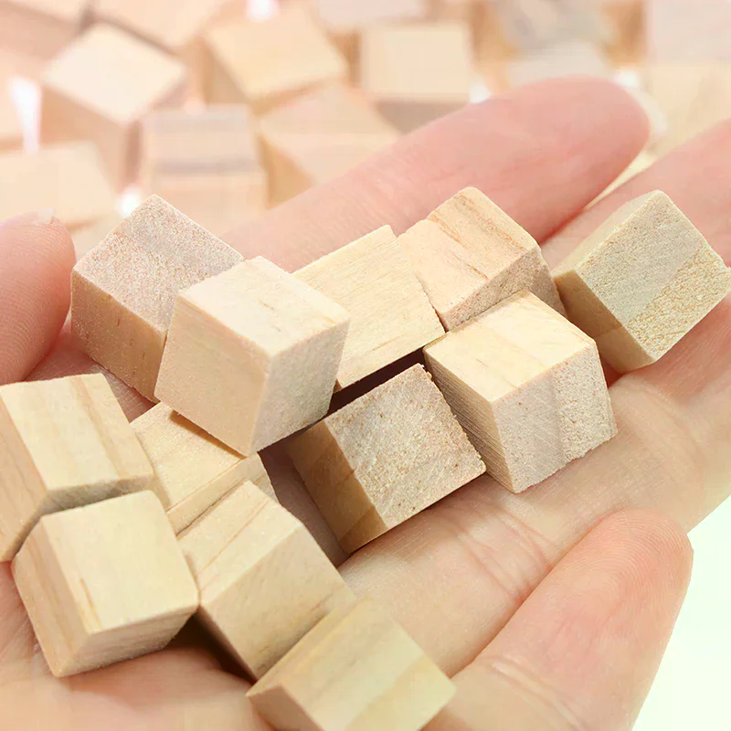 100pcs Unfinished Blank Mini D - Woodworking For Kids ulasan dan harga