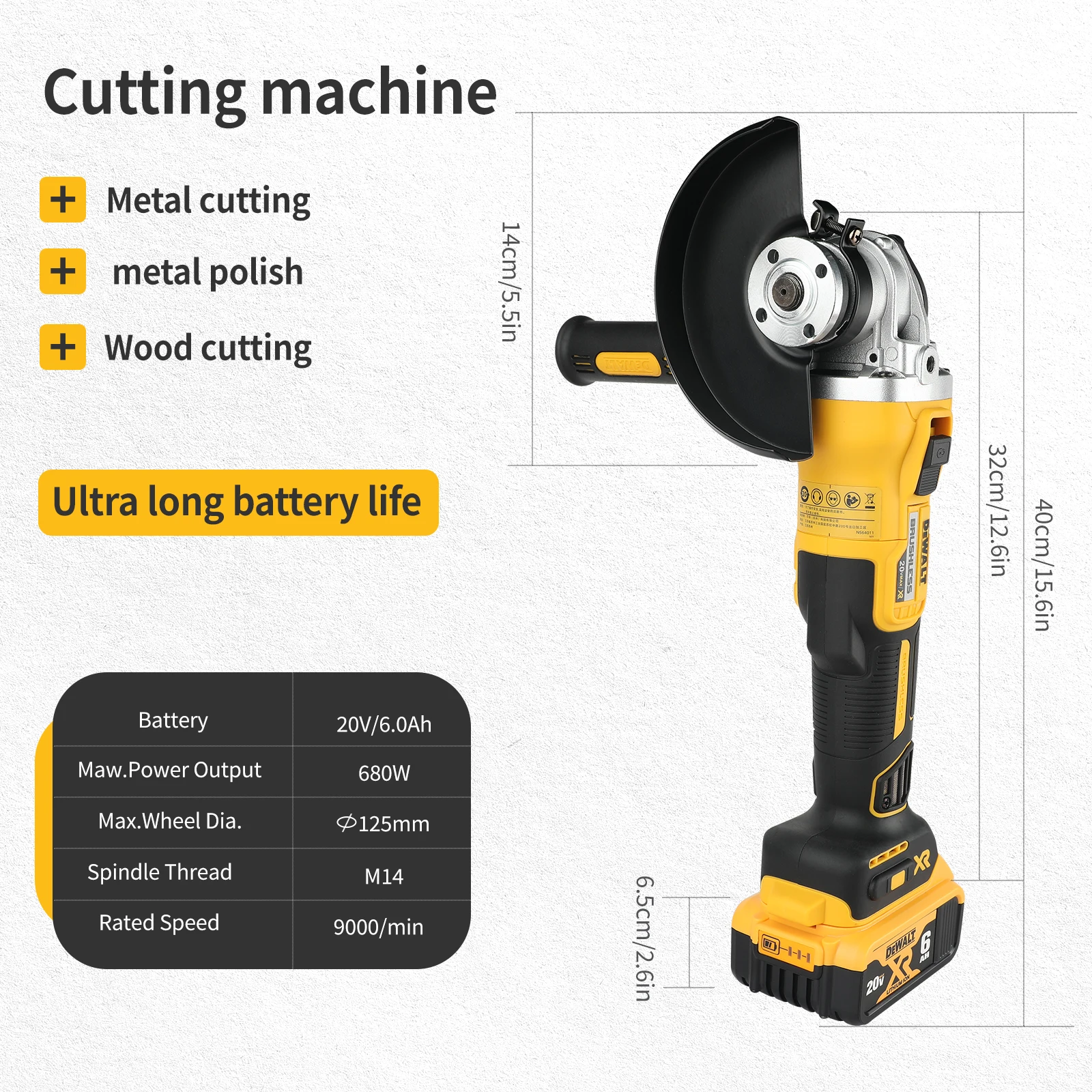 DEWALT 20V Brushless Angle Gri - Woodworking Kickback ulasan dan harga