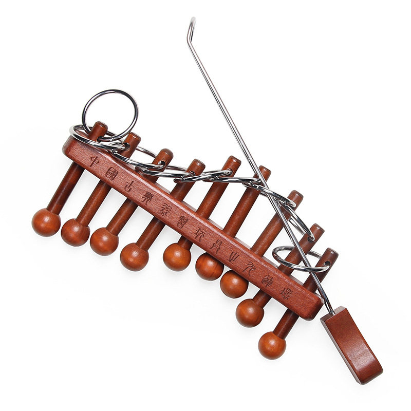 Classical Chinese Nine Linked  - Woodworking Kids Toys ulasan dan harga