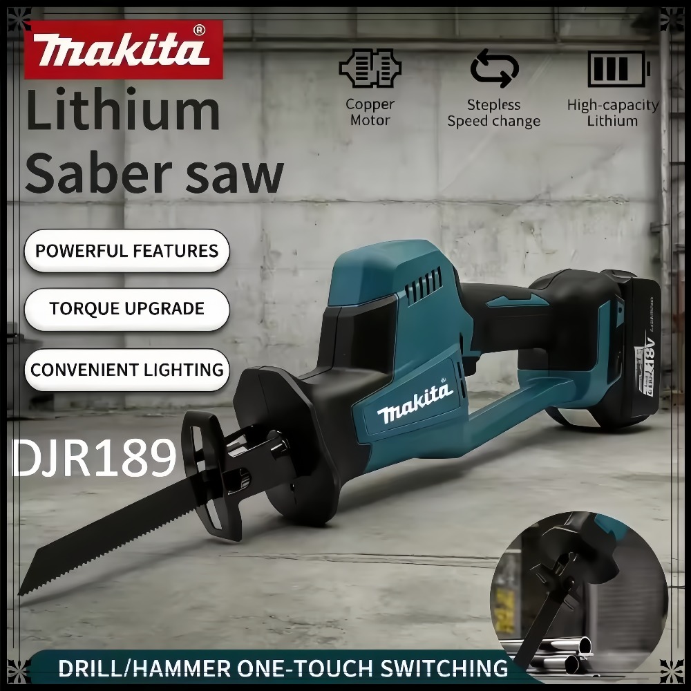2026 Makita DJR189 18V Brushle - Woodworking Rasp ulasan dan harga