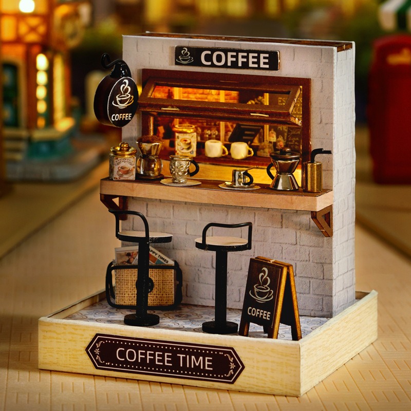 Mini Dollhouse Kit Sakura Stre - Woodworking For Kids ulasan dan harga