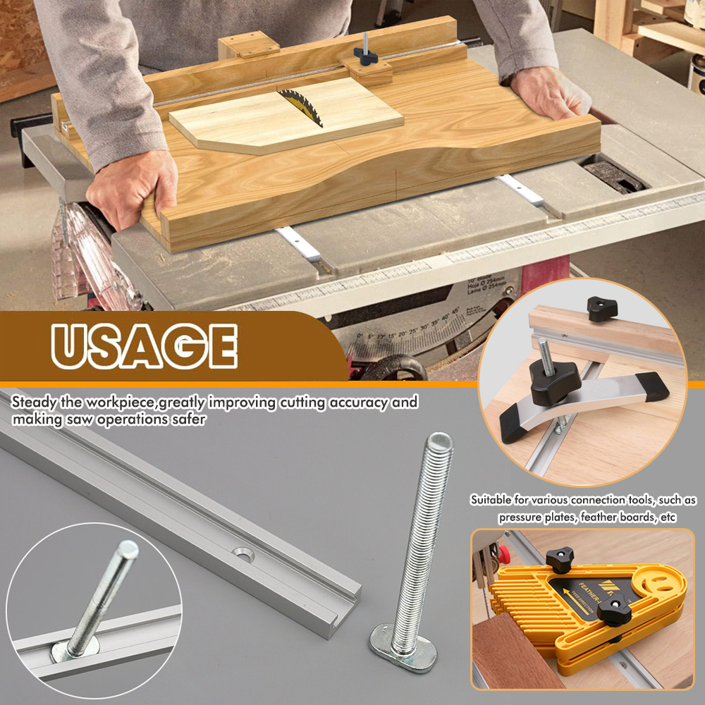 Woodworking 19# T-track Kit an - Woodworking Industries ulasan dan harga