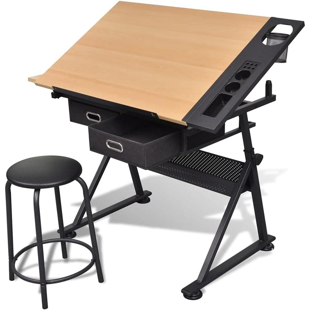 Adjustable Height Drafting Tab - Woodworking Table ulasan dan harga