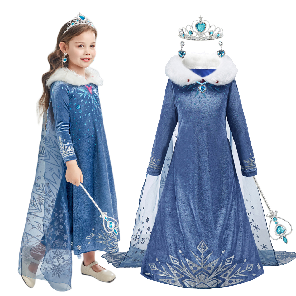 2025 Kid Elsa Anna Costume Gir - Woodworking For Kids ulasan dan harga