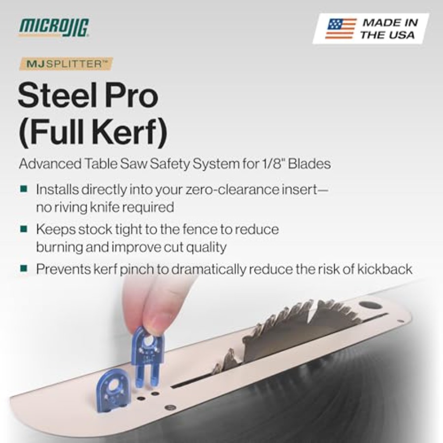 GRR-RIPPER MJ SPLITTER Steel P - Woodworking Kickback ulasan dan harga