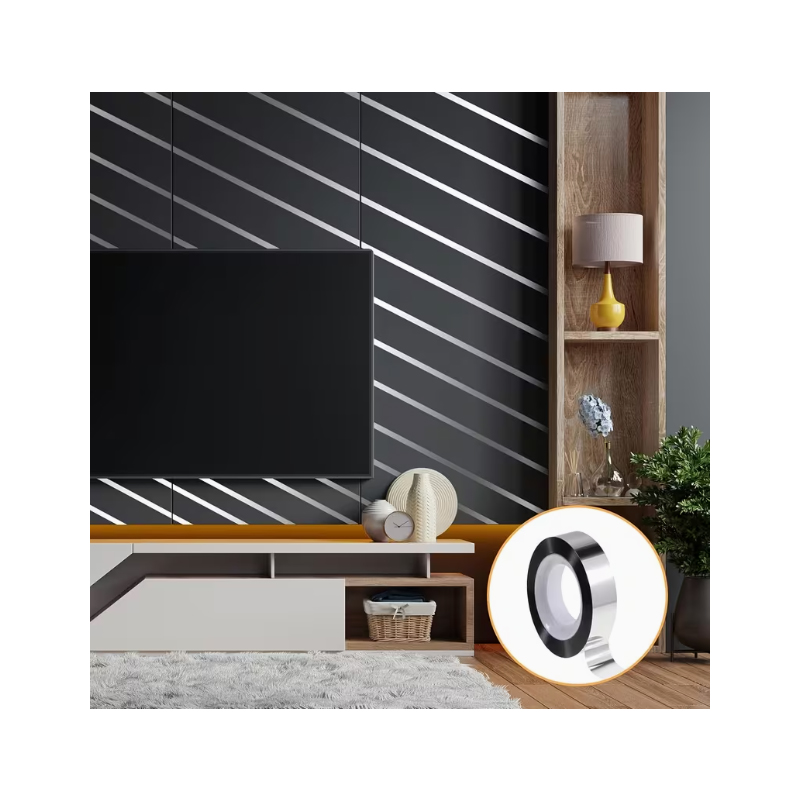 Metallic Silver Mirror Tape -  - Woodworking Tv ulasan dan harga