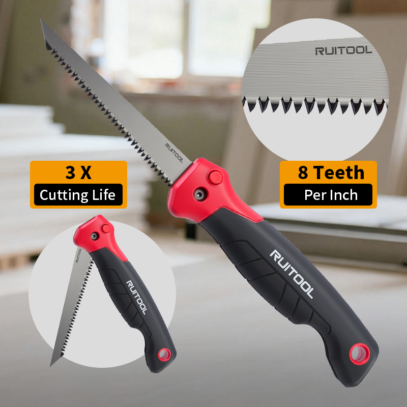 Folding Drywall Jab Saw 8 TPI  - Woodworking Rasp ulasan dan harga