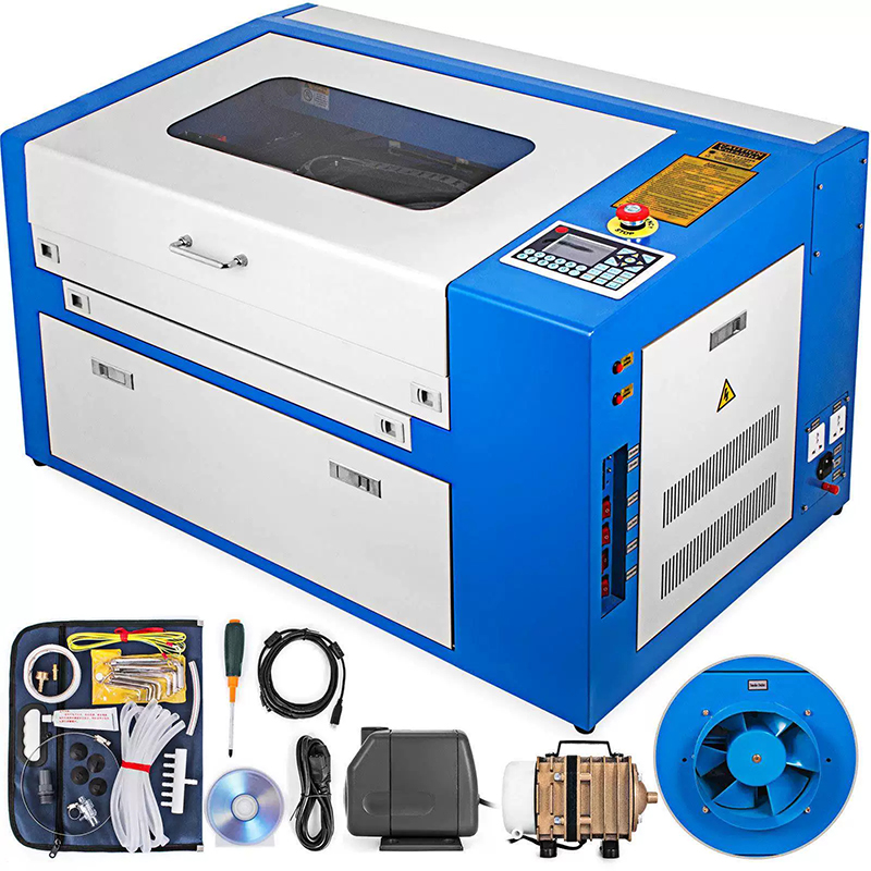 50W Laser Engraver, CO2 Laser  - Woodworking Youtube Free ulasan dan harga