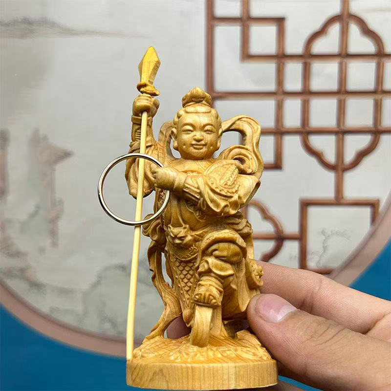 Natural Cypress Nezha Mythical - Woodworking Tv ulasan dan harga