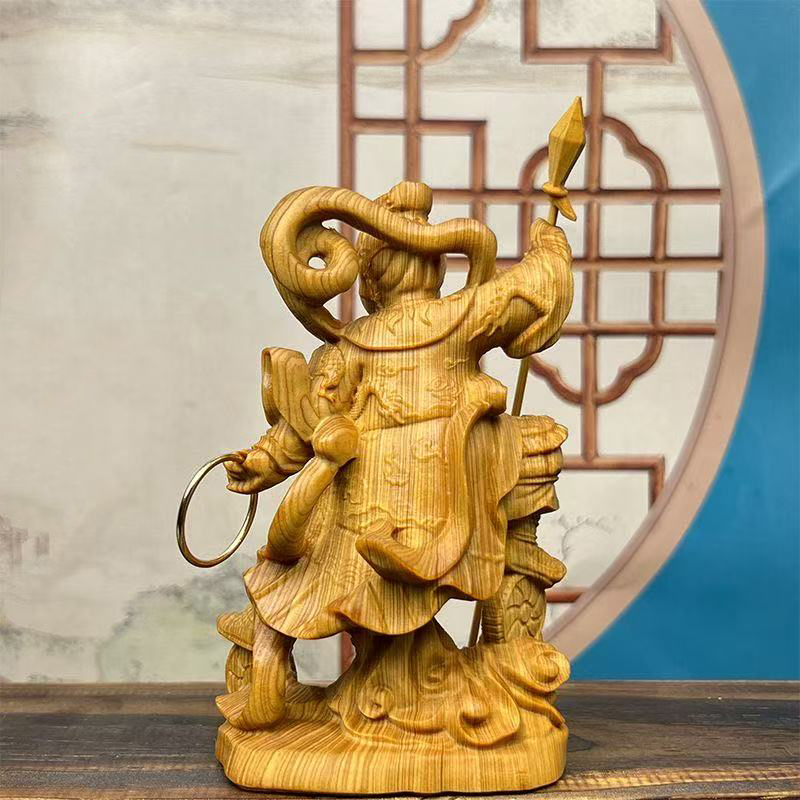 Natural Cypress Nezha Mythical - Woodworking Tv ulasan dan harga
