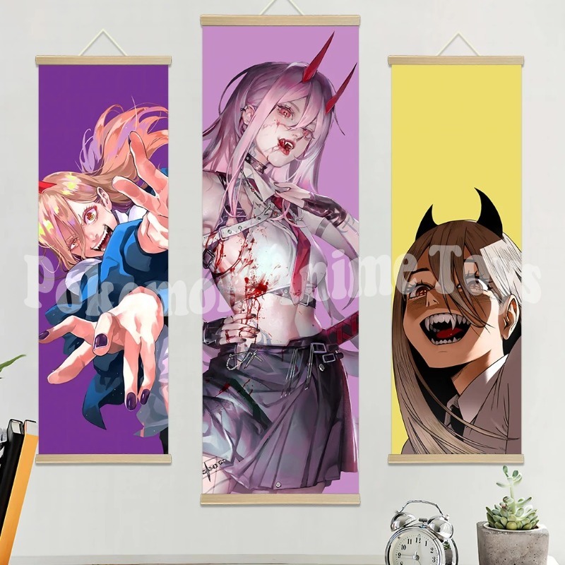 Chainsaw Man Anime Poster Wood - Woodworking Tv ulasan dan harga