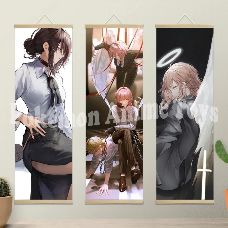 Chainsaw Man Anime Poster Wood - Woodworking Tv ulasan dan harga