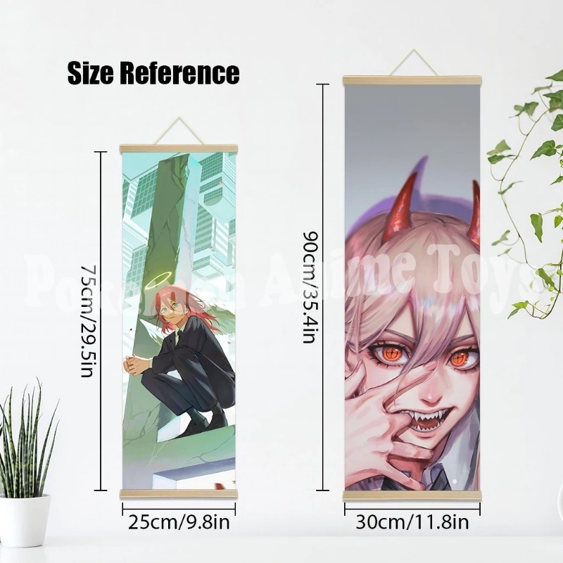 Chainsaw Man Anime Poster Wood - Woodworking Tv ulasan dan harga