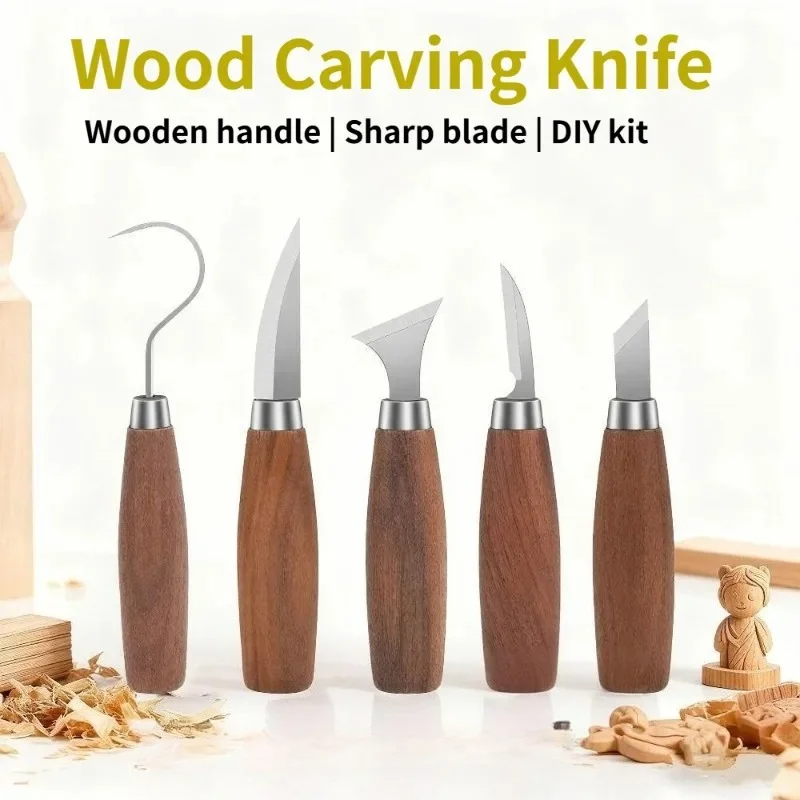 5pcs/Set Tools for Wood Carvin - Wood Chisel Set ulasan dan harga