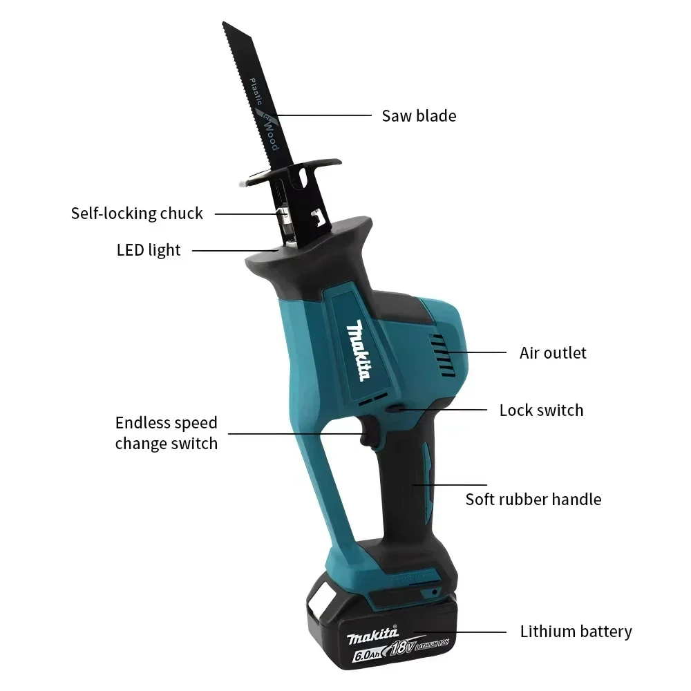 Makita DJR189 18V Cordless Ele - Woodworking Rasp ulasan dan harga
