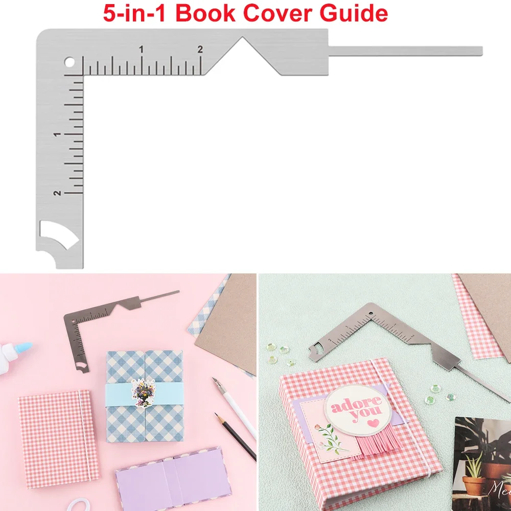 5-in-1 Book Cover Guide Stainl - Marking Gauge Tool ulasan dan harga