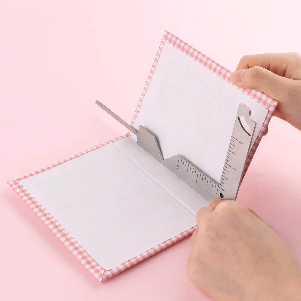 5-in-1 Book Cover Guide Stainl - Marking Gauge Tool ulasan dan harga