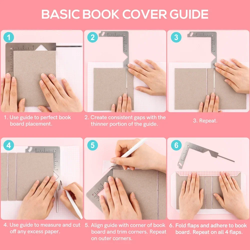 5-in-1 Book Cover Guide Stainl - Marking Gauge Tool ulasan dan harga