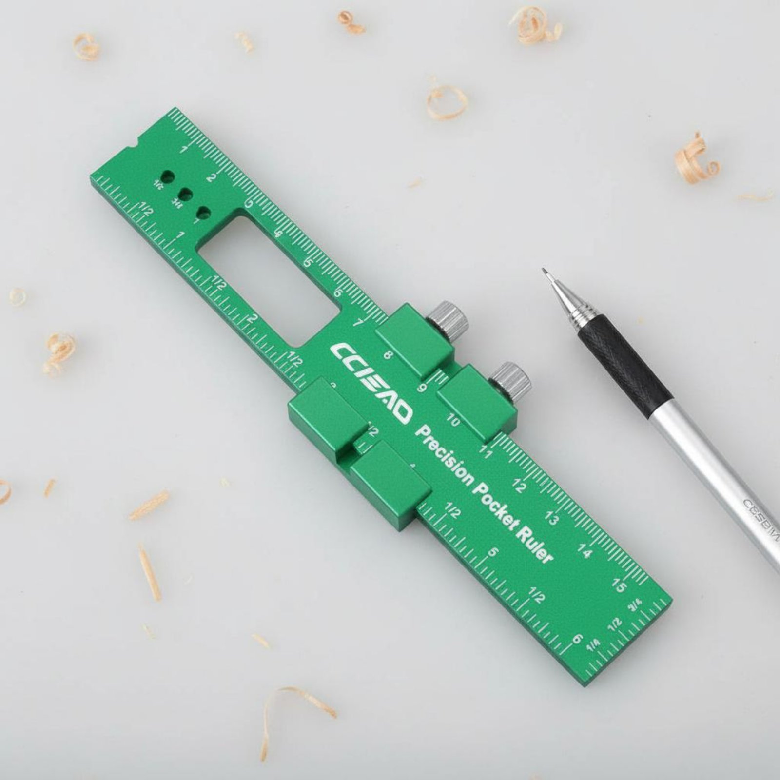 Aluminum Angle Ruler Clear Sca - Marking Gauge Tool ulasan dan harga