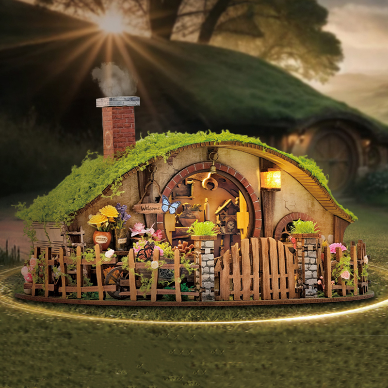 Wooden DIY Magic Ring Dollhous - Woodworking For Kids ulasan dan harga