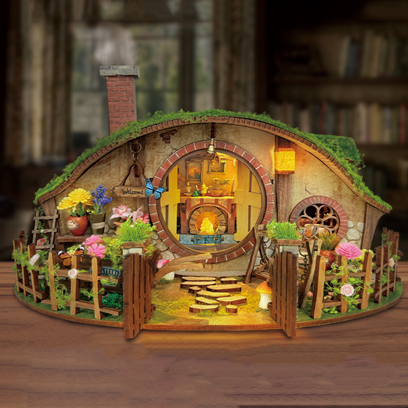 Wooden DIY Magic Ring Dollhous - Woodworking For Kids ulasan dan harga