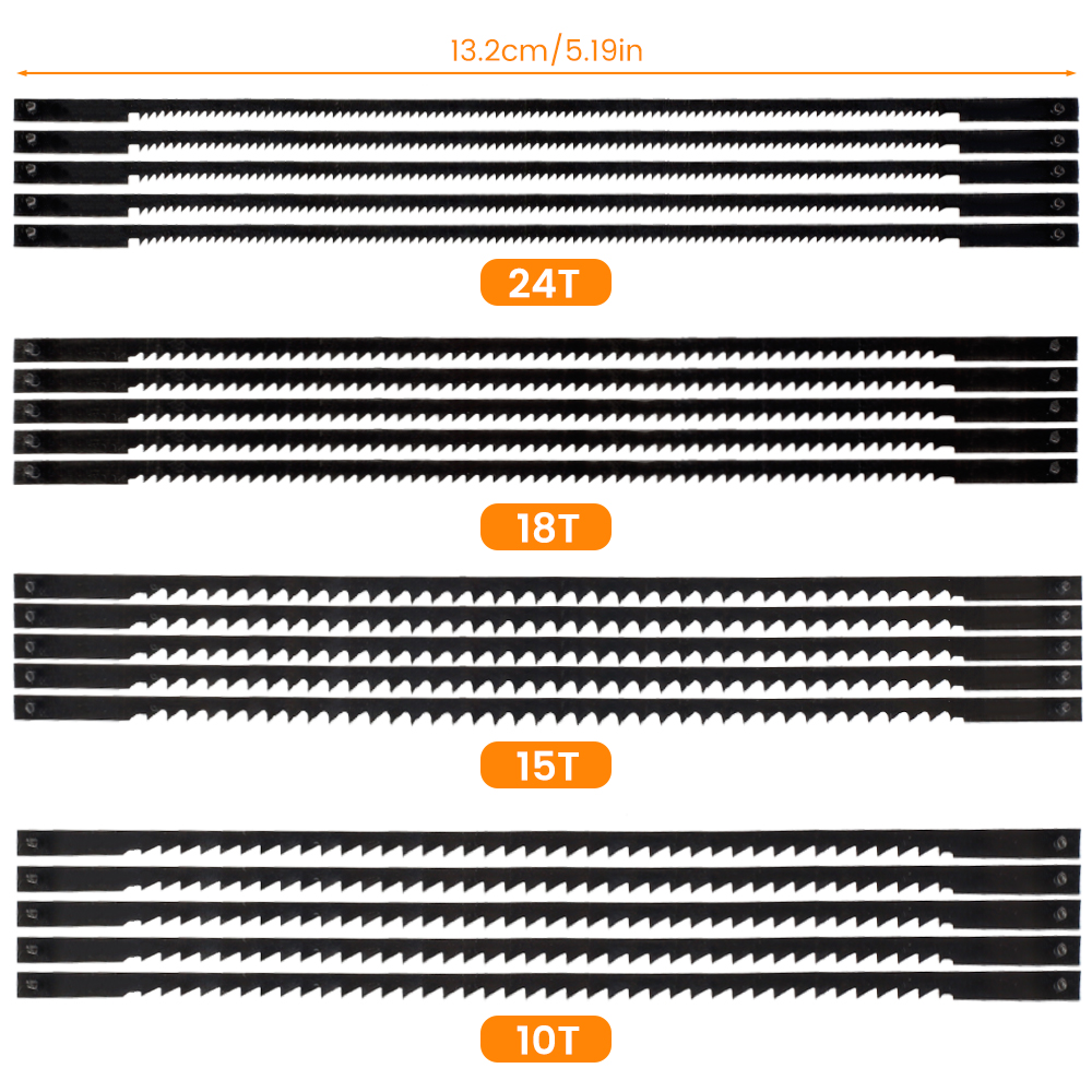 20Pcs Scroll Saw Blades High C - Woodworking Bandsaw ulasan dan harga