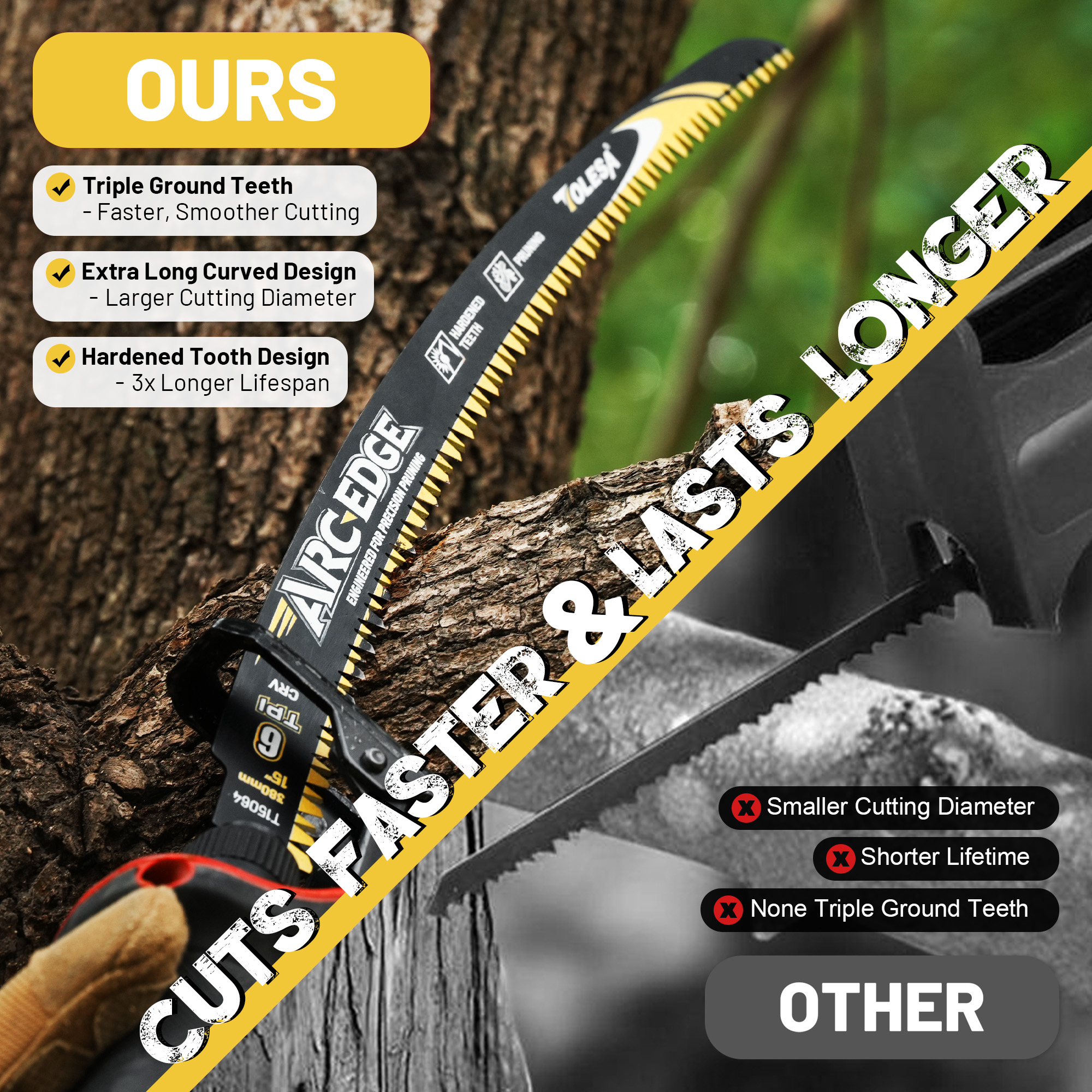 TOLESA Japanese Reciprocating  - Japanese Pull Saw ulasan dan harga