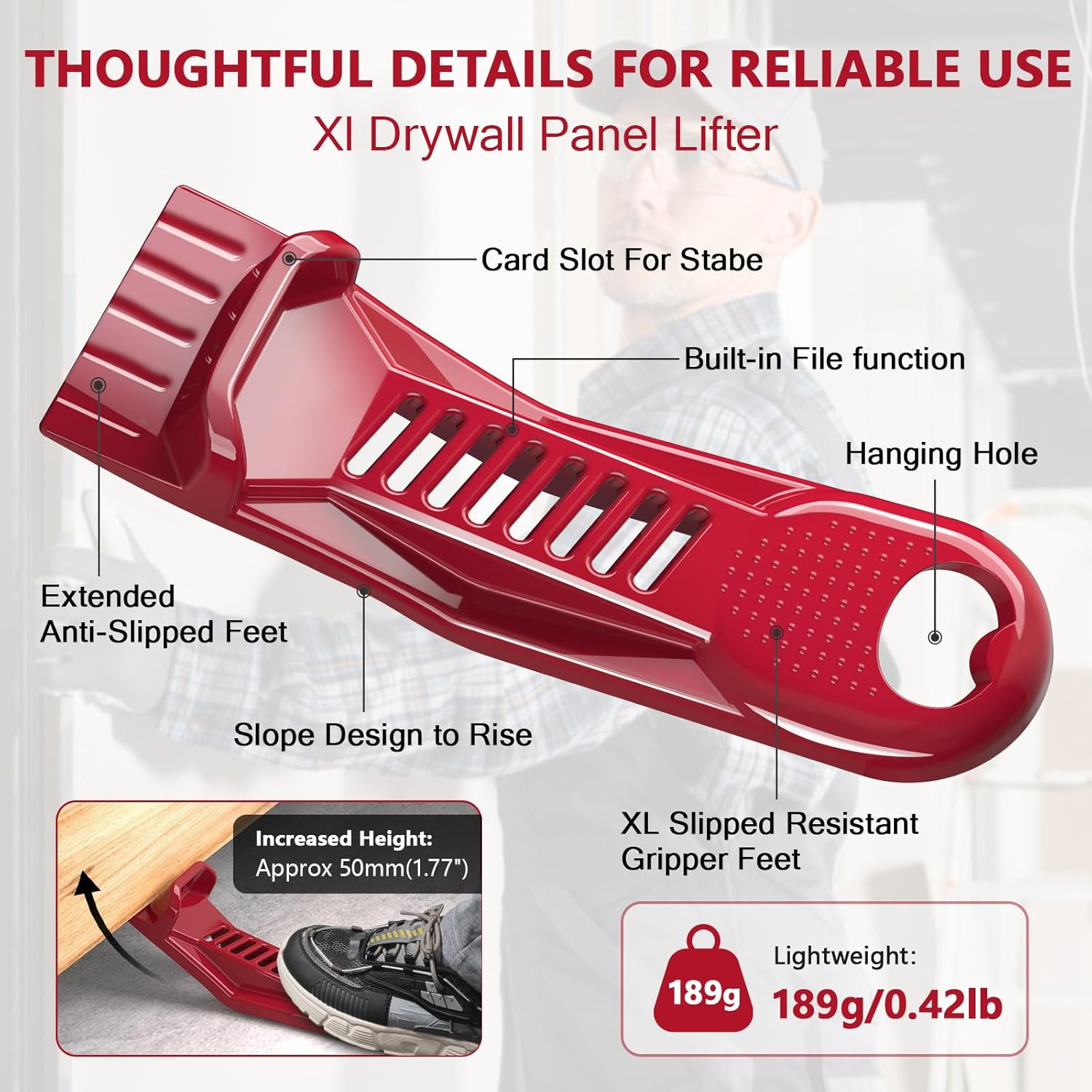 Drywall Panel Lifter Drywall R - Woodworking Rasp ulasan dan harga
