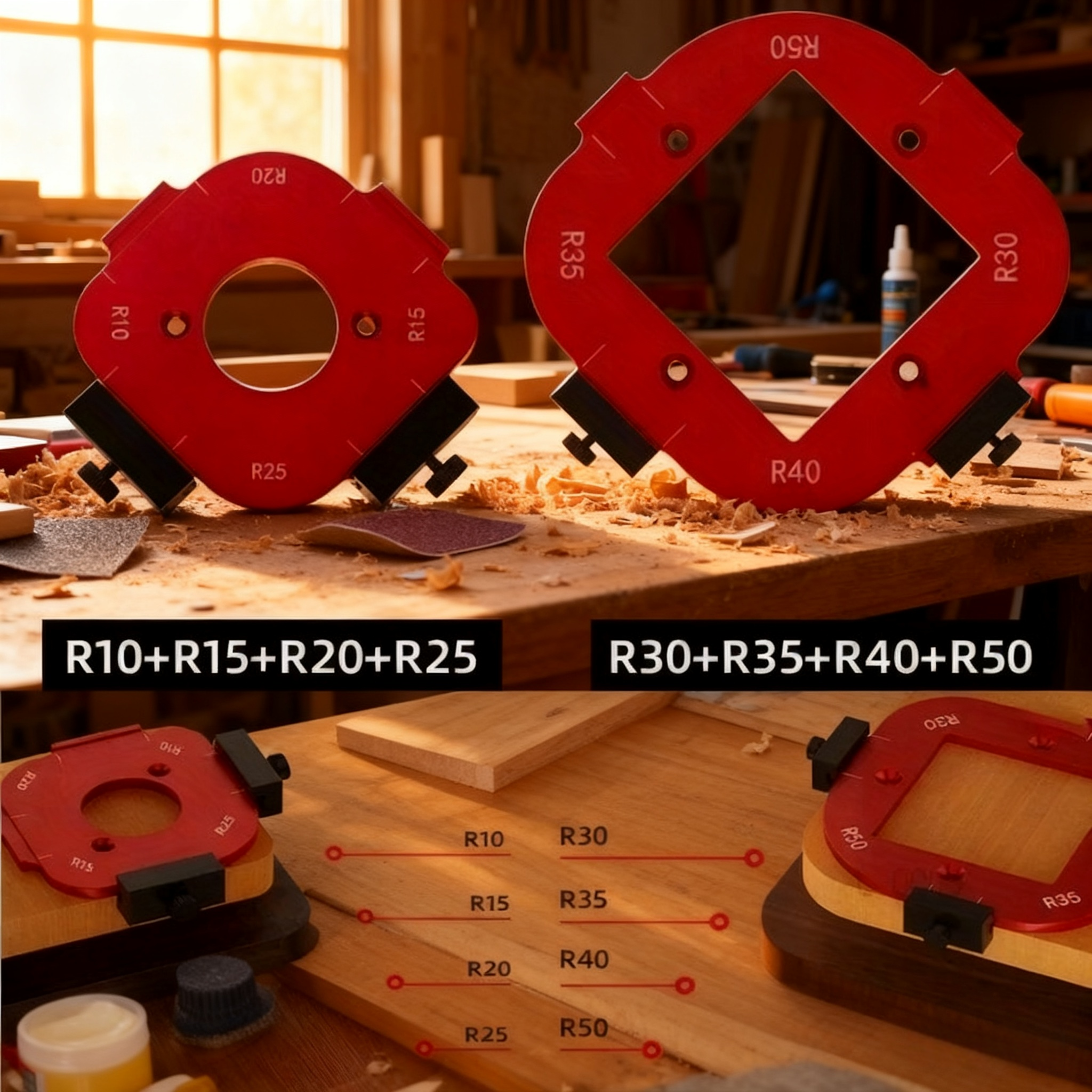 2pcs Woodworking Router Corner - Woodworking Routers ulasan dan harga